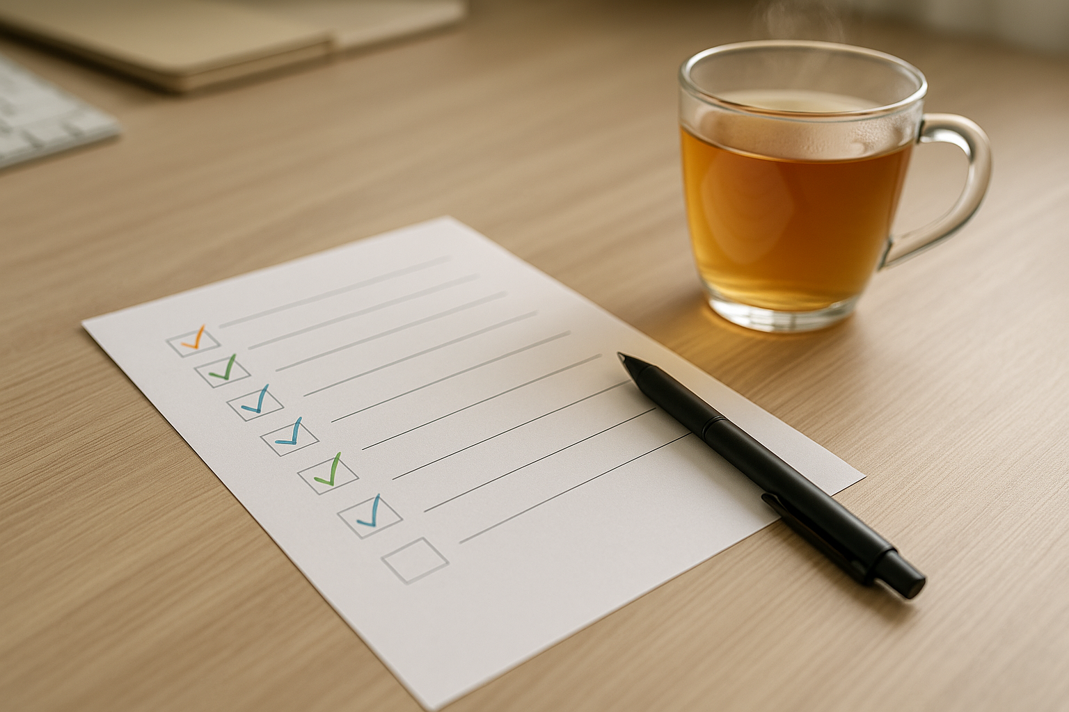 Checklist prête avant chaque échange parental