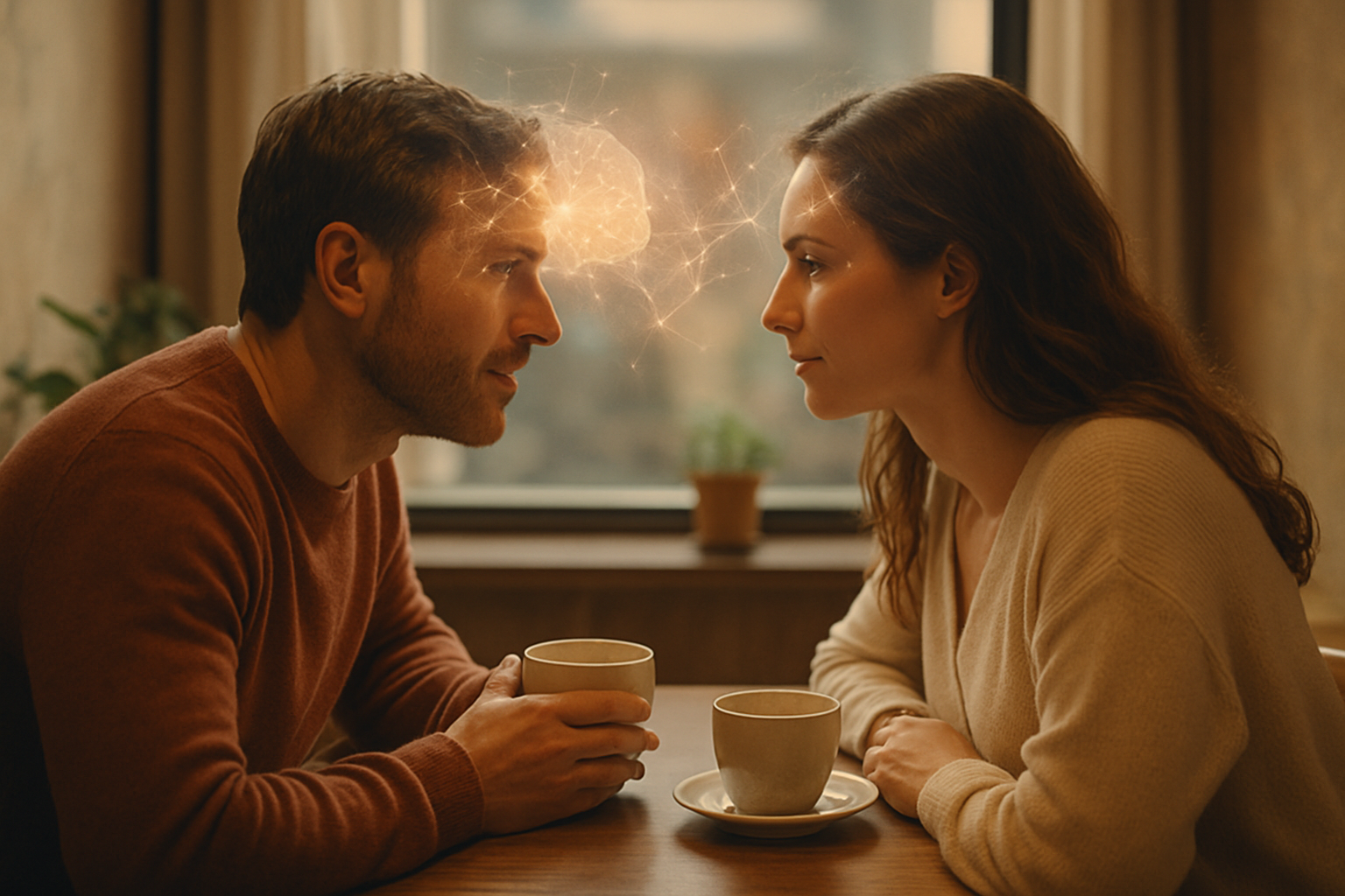 Regard amoureux et connexion neurologique subtile