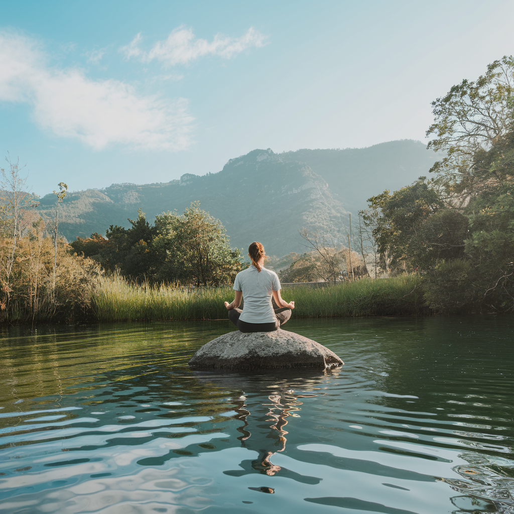 Personne regardant avec mélancolie